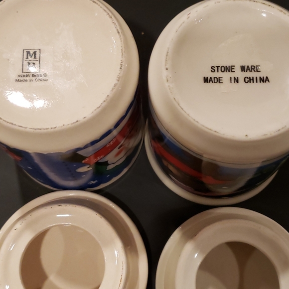 2 Ceramic Canisters Coffee Sugar Candy - Picture 7 of 8